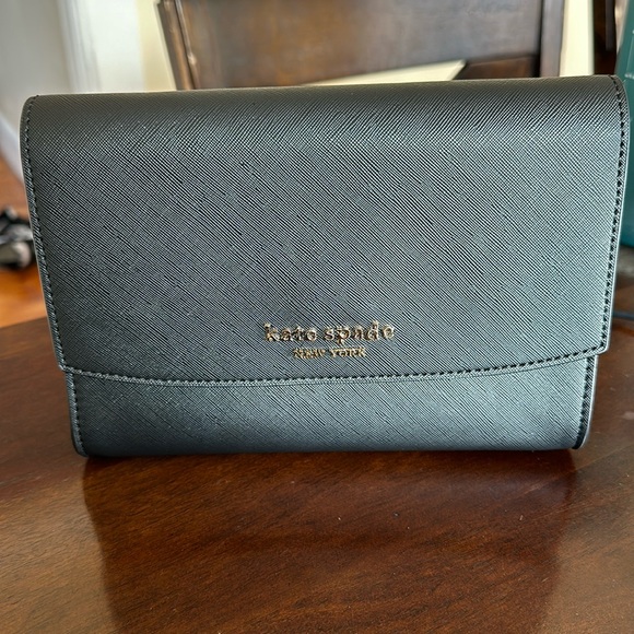 Kate Spade Black Saffiano Leather Clutch - Picture 1 of 3